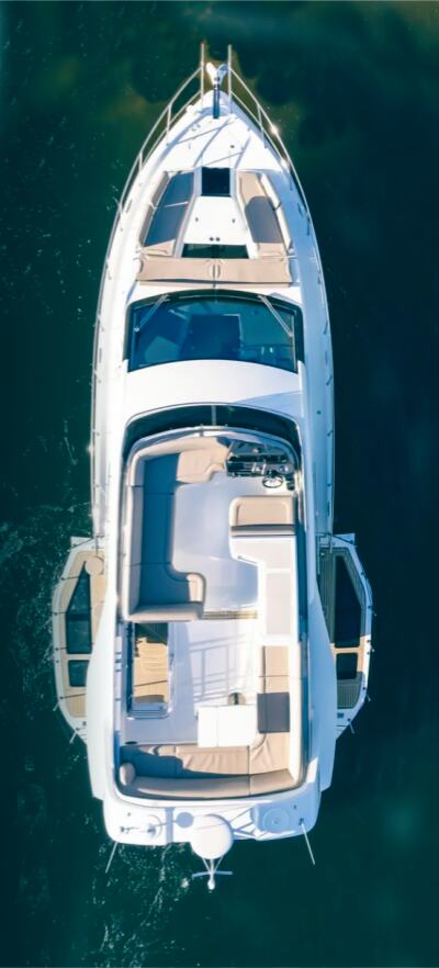 Motoryacht-Charter - Galeon 480 Fly Draufsicht