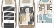 Sealine C390 - layout broda