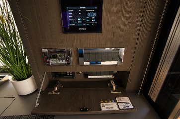 Main Switchboard Clear and easily accessible power management system on board.