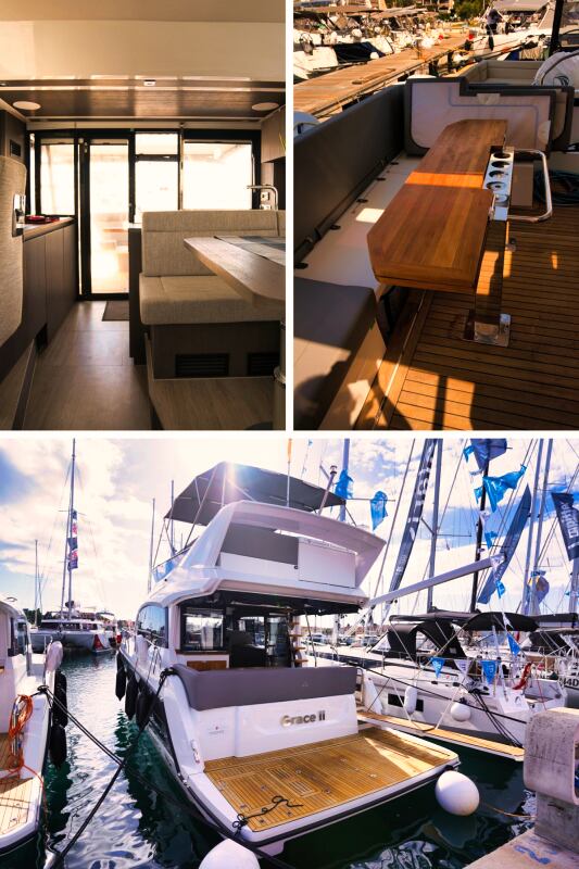 Motor yacht Sealine F430 images - exterior and interior