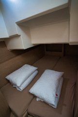 Beneteau Swift Trawler 41 - Flexible Unterkunft Gemütlicher Schlafbereich in der dritten Kabine, maximiert die Kapazität dieses Motorboots.